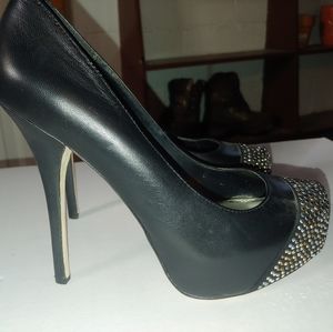 Black Heels with Studs